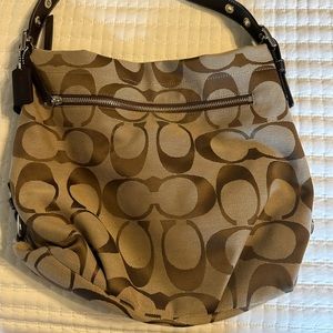 Coach signature canvas bag